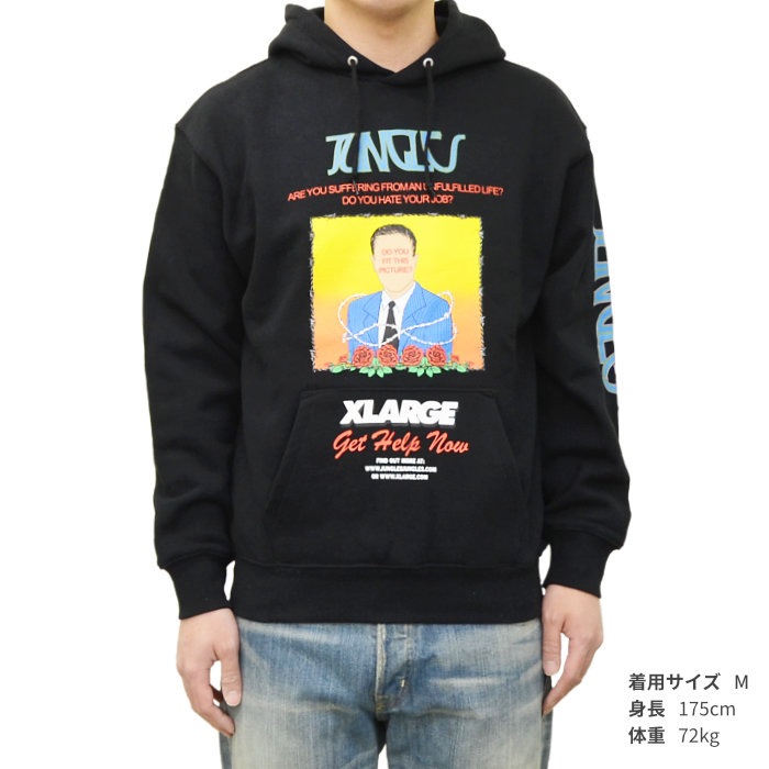 XLARGE �� JUNGLES �������ȥ�顼�� �� ����󥰥륺 �ѡ����� DO YOU FIT THIS PICTURE PULLOVER HOODED SWEAT �ץ륪���С��ѡ����� �������å� �ե꡼�� S-XL �֥�å� �ۥ磻�� 101203012015 ������̵���ۡڥ������