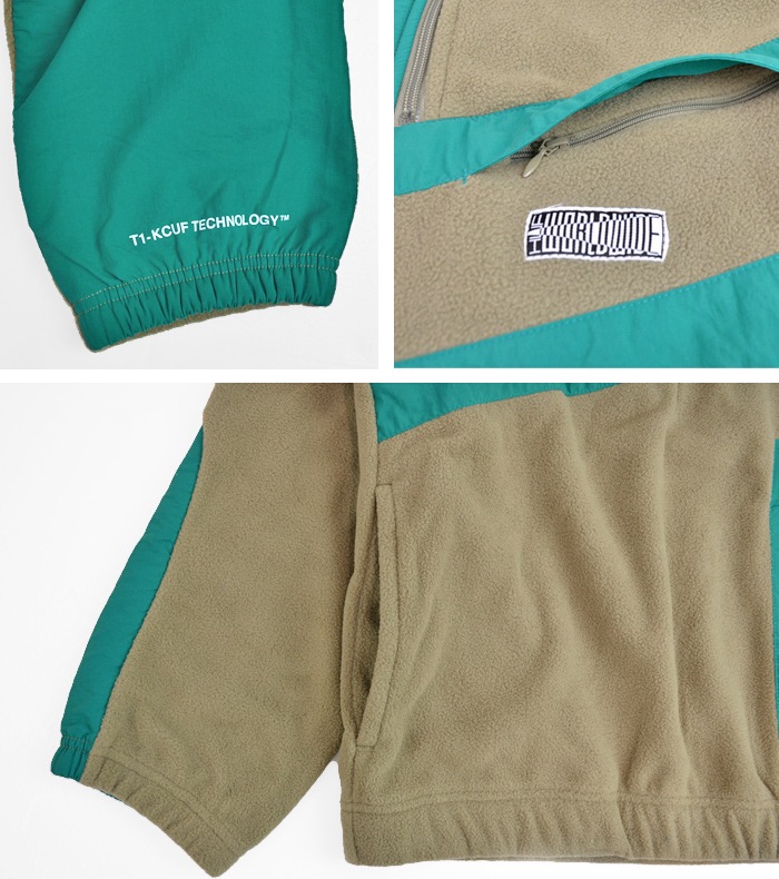 HUF ϥ ե꡼ RANGE QUARTER ZIP POLAR FLEECE ե꡼㥱å ץ륪Сե꡼  ֥륾  M-XL ꡼ FL00183 ̵