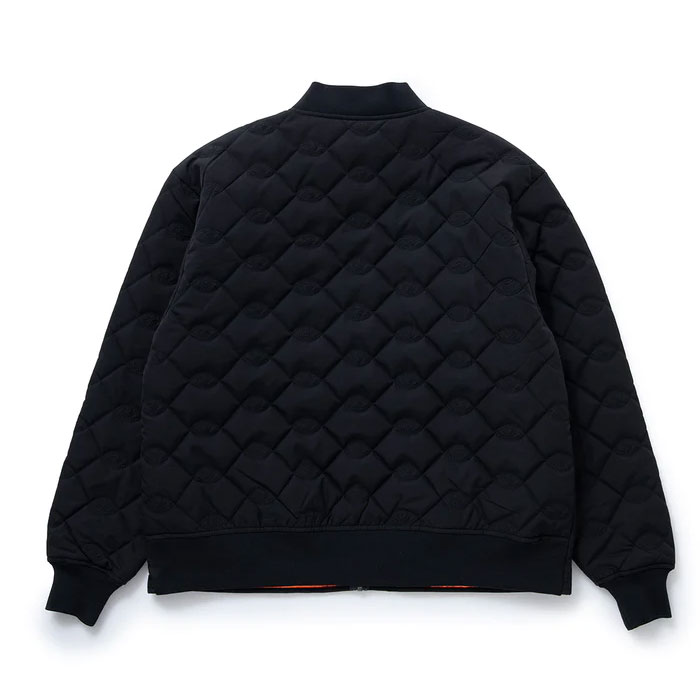 TOY MACHINE �ȥ��ޥ����� ���㥱�å� SECT EYE STITCH QUILTED BOMBER JACKET ����ƥ��� �ܥ�С����㥱�å� �ե饤�ȥ��㥱�å� M-XL �֥�å� TMFDJK31 ������̵���ۡڥ������