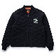TOY MACHINE �ȥ��ޥ����� ���㥱�å� SECT EYE STITCH QUILTED BOMBER JACKET ����ƥ��� �ܥ�С����㥱�å� �ե饤�ȥ��㥱�å� M-XL �֥�å� TMFDJK31 ������̵���ۡڥ������