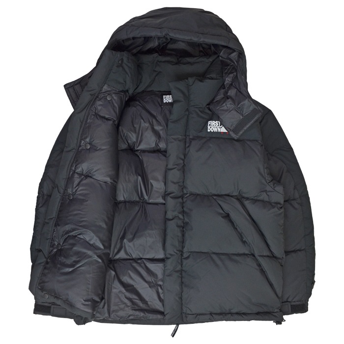 FIRST DOWN �ե������ȥ����� ���㥱�å� BUGGY DOWN JACKET MICROFT �Х��������󥸥㥱�å� �ޥ������ե� ��� M-L �֥�å� F342503C ������̵���ۡڥ������