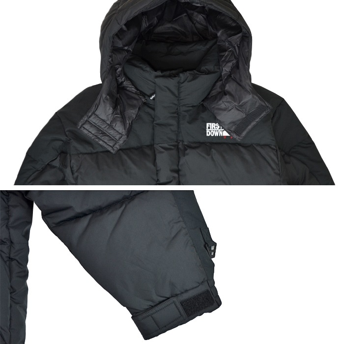 FIRST DOWN �ե������ȥ����� ���㥱�å� BUGGY DOWN JACKET MICROFT �Х��������󥸥㥱�å� �ޥ������ե� ��� M-L �֥�å� F342503C ������̵���ۡڥ������