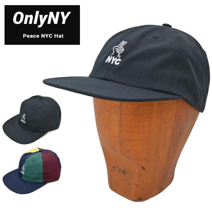 ONLY NY ꡼˥塼衼 å PEACE NYC HAT CAP ȥåץХåå ˹ 6ѥͥ륭å ̵