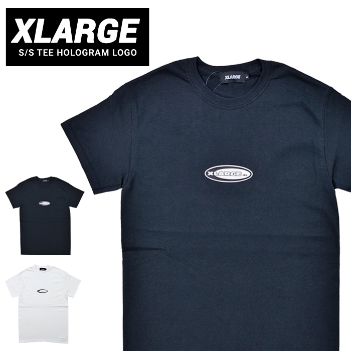 XLARGE ȥ顼 T S/S TEE HOLOGRAM LOGO Ⱦµ åȥ ȥåץ  S-XL ֥å ۥ磻 101202011043 ñʹξϥͥݥȯ̵ۡۡڥ