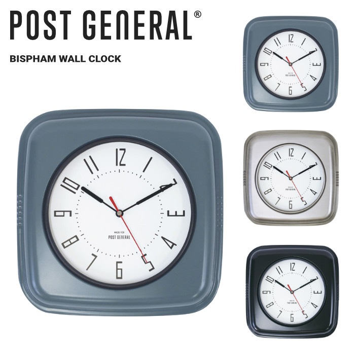POST GENERAL ݥȥͥ ӥե 륯å BISPHAM WALL CLOCK  ݤ ̵