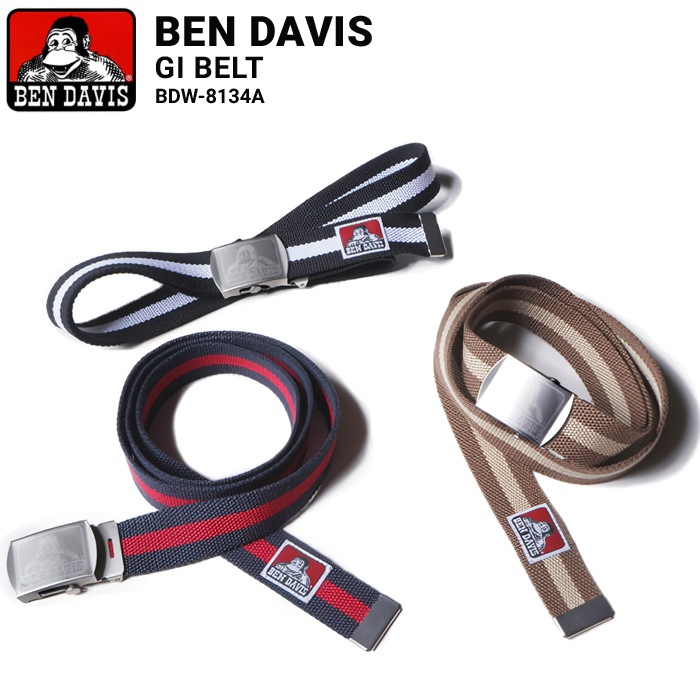 BEN DAVIS �٥�ǥ��ӥ� �٥�� GI BELT ������٥�� ���������٥�� BDW-8134A �ڥ᡼�����б��ġ�