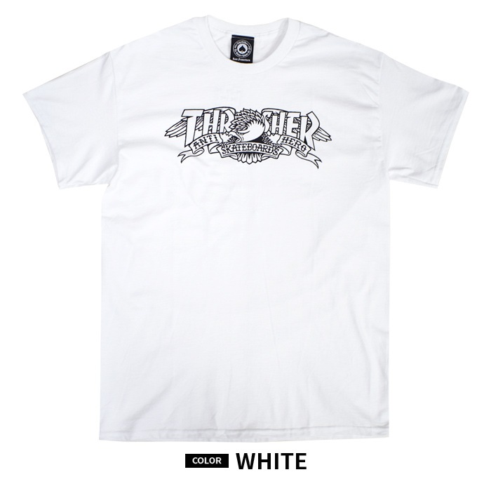 THRASHER ANTI HERO ����å��㡼 ���󥿥��ҡ����� T����� MAG BANNER TEE Ⱦµ ���åȥ��� �ȥåץ� �֥�å� �ۥ磻�� M-XL ��ñ�ʹ����ξ��ϥ᡼����ȯ���ۡ�����̵���ۡڥ������