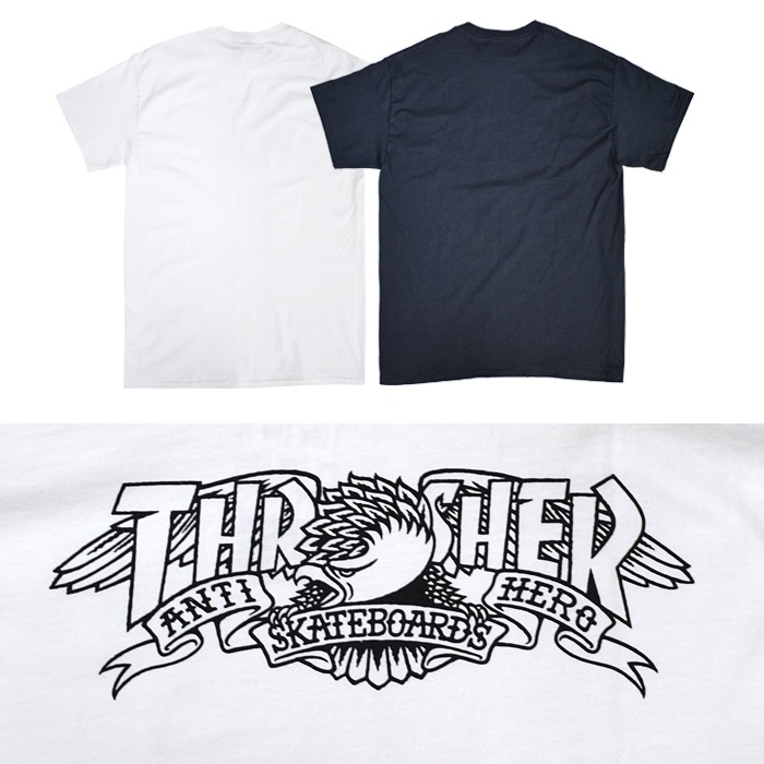 THRASHER ANTI HERO ����å��㡼 ���󥿥��ҡ����� T����� MAG BANNER TEE Ⱦµ ���åȥ��� �ȥåץ� �֥�å� �ۥ磻�� M-XL ��ñ�ʹ����ξ��ϥ᡼����ȯ���ۡ�����̵���ۡڥ������