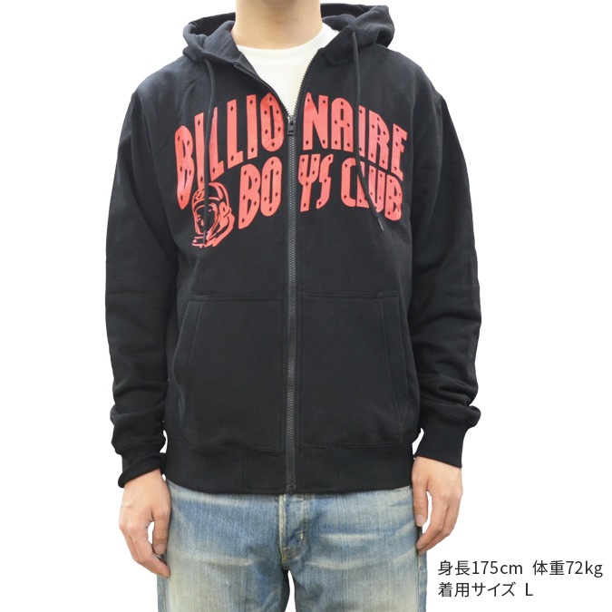 BILLIONAIRE BOYS CLUB ӥꥪͥܡ ѡ BB WARMTH ZIP UP HOODIE åץѡ ե꡼ å  M-XL ֥å 891-9300 ̵ۡڥ