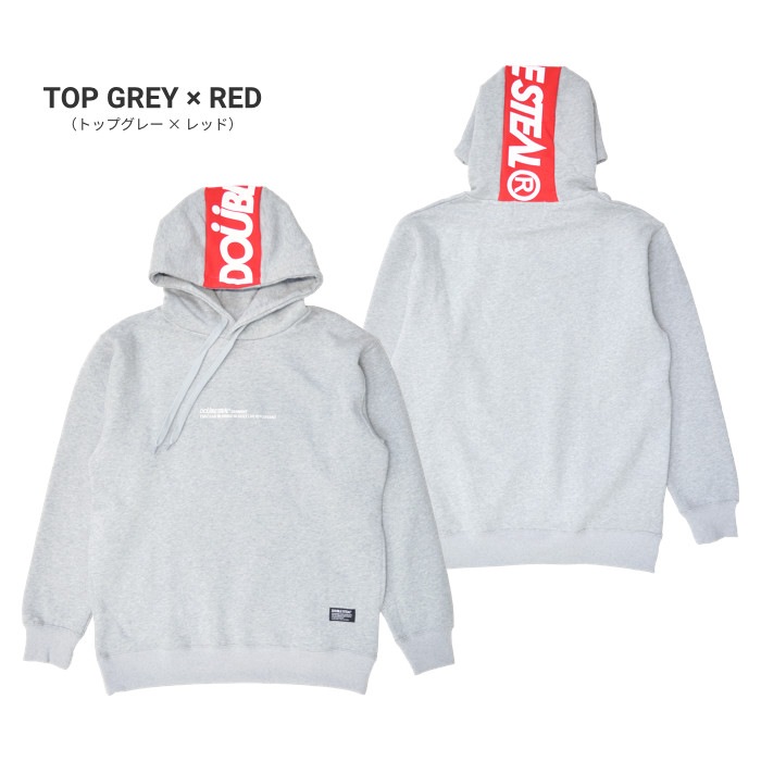 DOUBLE STEAL ���֥륹�ƥ����� �ѡ����� THIN LINE HOODIE �ץ륪���С��ѡ����� �������å� �ե꡼�� Ĺµ �ȥåץ� ��� M-XL �֥�å� ���졼 915-67009 ������̵���ۡڥ������