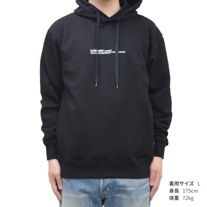 DOUBLE STEAL ���֥륹�ƥ����� �ѡ����� THIN LINE HOODIE �ץ륪���С��ѡ����� �������å� �ե꡼�� Ĺµ �ȥåץ� ��� M-XL �֥�å� ���졼 915-67009 ������̵���ۡڥ������