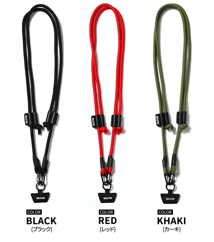 HOLDTUBE �ۡ���ɥ��塼�� �����������ȥ�å� SHOULDER STRAPS 6mm ������ ROPE ���ޥۥ������� ���������ݥ��å��� ���������� ��ե��� �ϥ����� ������ �����ȥɥ� �ڥ᡼�����б��ġ�