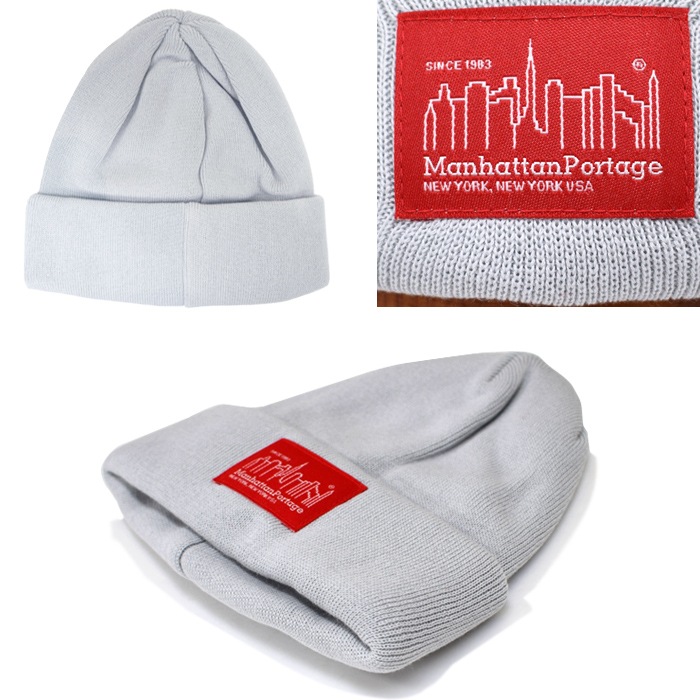 Manhattan Portage �ޥ�ϥå���ݡ��ơ��� �ӡ��ˡ� WATCH CAP BEANIE �˥åȥ���å� �˥å�˹ ����å� ˹�� �ԥ� ���졼 �ۥ磻�� �������� MP014-18A00 ��ñ�ʹ����ξ��ϥ᡼����ȯ���ۡ�����̵����