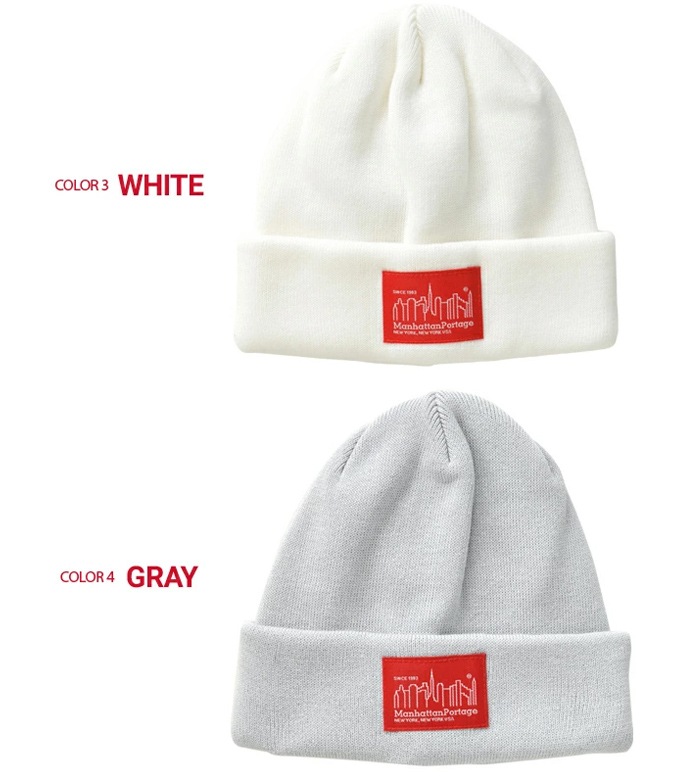 Manhattan Portage �ޥ�ϥå���ݡ��ơ��� �ӡ��ˡ� WATCH CAP BEANIE �˥åȥ���å� �˥å�˹ ����å� ˹�� �ԥ� ���졼 �ۥ磻�� �������� MP014-18A00 ��ñ�ʹ����ξ��ϥ᡼����ȯ���ۡ�����̵����