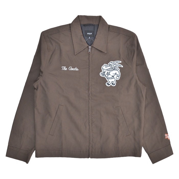 HUF �� THRASHER �ϥ� �� ����å��㡼 ���㥱�å� FIELD CREW JACKET ������㥱�å� �������� �֥륾�� ��� M-XL ���祳�졼�� JK00384 ������̵����
