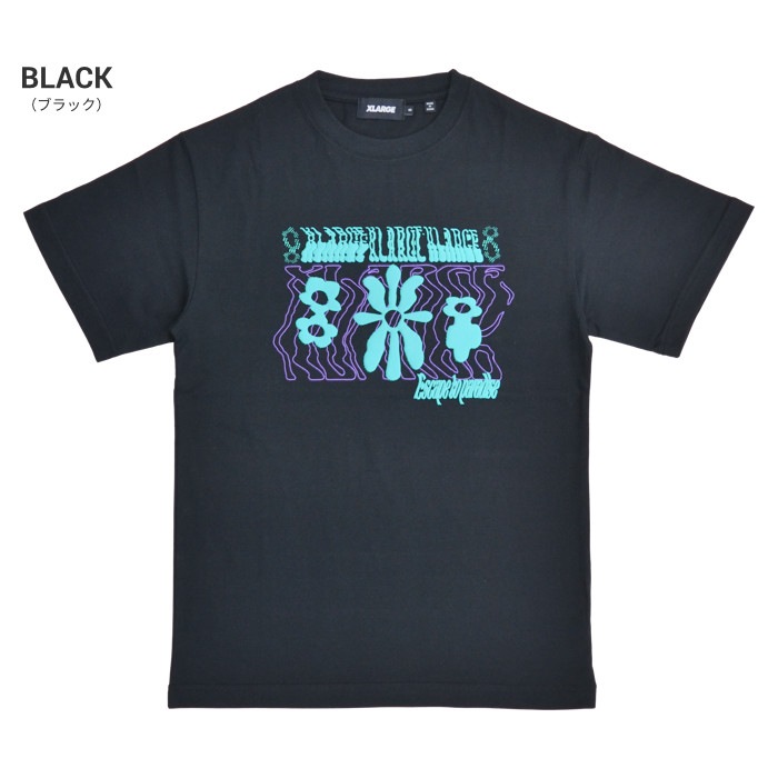 XLARGE �������ȥ�顼�� T����� S/S TEE ESCAPE TO PARADISE Ⱦµ ���åȥ��� �ȥåץ� ��� S-XL �֥�å� �ۥ磻�� 101212011015 ��ñ�ʹ����ξ��ϥ᡼����ȯ���ۡ�����̵���ۡڥ������