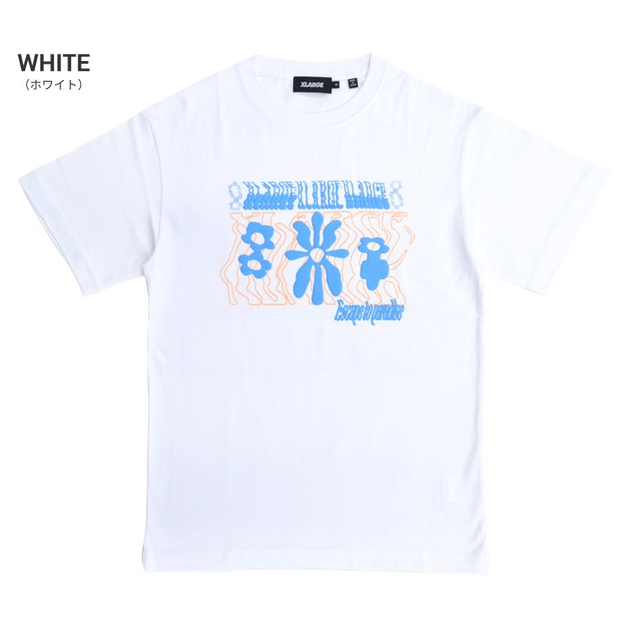 XLARGE �������ȥ�顼�� T����� S/S TEE ESCAPE TO PARADISE Ⱦµ ���åȥ��� �ȥåץ� ��� S-XL �֥�å� �ۥ磻�� 101212011015 ��ñ�ʹ����ξ��ϥ᡼����ȯ���ۡ�����̵���ۡڥ������