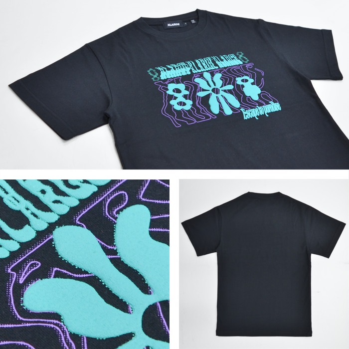 XLARGE �������ȥ�顼�� T����� S/S TEE ESCAPE TO PARADISE Ⱦµ ���åȥ��� �ȥåץ� ��� S-XL �֥�å� �ۥ磻�� 101212011015 ��ñ�ʹ����ξ��ϥ᡼����ȯ���ۡ�����̵���ۡڥ������