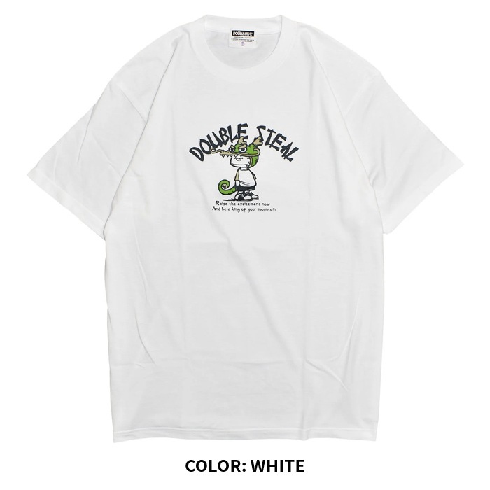 DOUBLE STEAL ���֥륹�ƥ����� T����� �ɥ饴��DOUBZ S/S T-SHIRT TEE Ⱦµ ���åȥ��� �ȥåץ� ��� �֥�å� �ۥ磻�� L-2XL 941-14001 ��ñ�ʹ����ξ��ϥ᡼����ȯ���ۡ�����̵���ۡڥ������