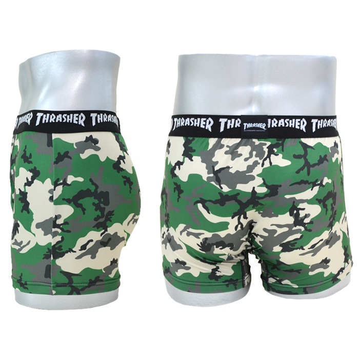 THRASHER ����å��㡼 �ܥ������ѥ�� ������������� BOXER TRUNKS UNDERWEAR ���� ����ʡ� ���硼�� ��� M-LL �º��� TH-BX006 �ڥ᡼�����б��ġ�