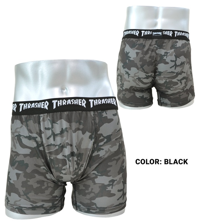THRASHER ����å��㡼 �ܥ������ѥ�� ������������� BOXER TRUNKS UNDERWEAR ���� ����ʡ� ���硼�� ��� M-LL �º��� TH-BX006 �ڥ᡼�����б��ġ�