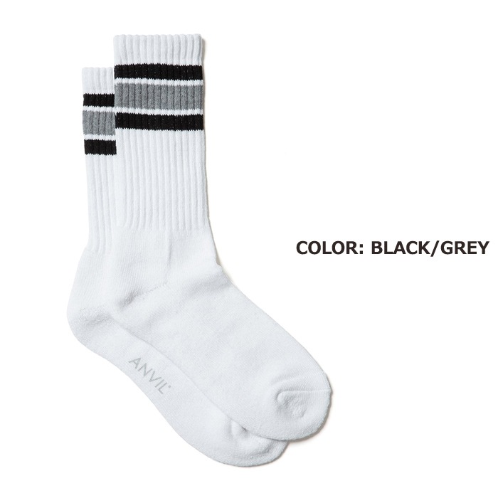 ANVIL ����ӥ� ���å��� ���� USA Cotton Crew Socks USA���åȥ� ���롼���å��� �������ȥ��å��� AN500 �ڥ᡼�����б��ġ�