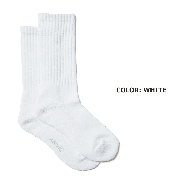 ANVIL ����ӥ� ���å��� ���� USA Cotton Crew Socks USA���åȥ� ���롼���å��� �������ȥ��å��� AN500 �ڥ᡼�����б��ġ�