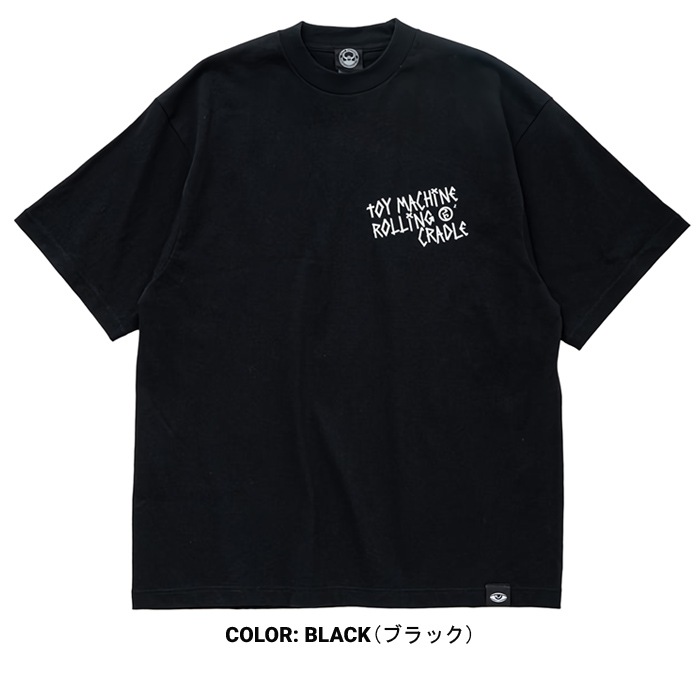 �ȥ��ޥ����� TOY MACHINE T����� CYCLOPS & SECT SS TEE ROLLING CRADLE COLLAB ������󥰥��쥤�ɥ� Ⱦµ ���åȥ��� �ȥåץ� ��� M-XL �֥�å� �ۥ磻�� RTMSEST3 ��ñ�ʹ����ξ��ϥ᡼����ȯ���ۡ�����̵���ۡڥ������