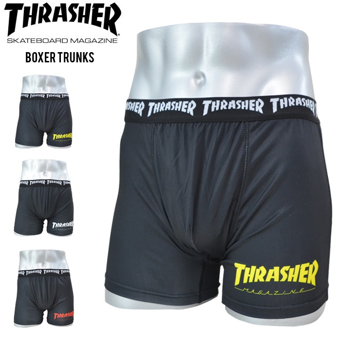 THRASHER å㡼 ܥѥ  BOXER TRUNKS UNDERWEAR  ʡ 硼  M-LL TH-BX004 ڥͥݥбġ