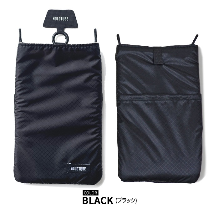 HOLDTUBE �ۡ���ɥ��塼�� ���������ݥ��å� SHOULDER POCKET ���ޥۥݡ��� ���ޥۥ��������Хå� ��ʪ���� ���������� ��ե��� �ϥ����� ������ �����ȥɥ� �֥�å� �ѡ��ץ� ���졼���� �ڥ᡼�����б��ġ�