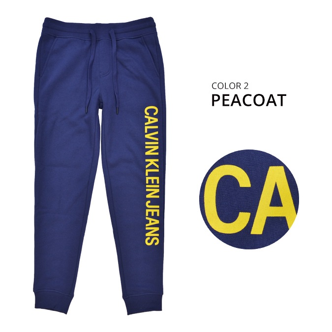 Calvin Klein Jeans (����Х� ���饤�� ������) VERTICAL LOGO SWEATPANT �������åȥѥ�� ���祬���ѥ�� ����� CK JEANS ��� �֥�å� �ͥ��ӡ� ���졼 S-XL 41Q9060 ������̵����