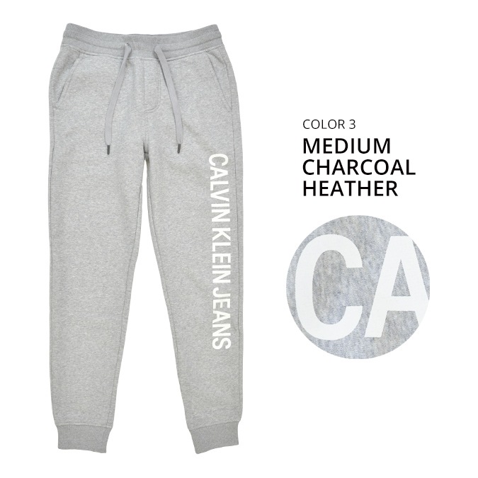 Calvin Klein Jeans (����Х� ���饤�� ������) VERTICAL LOGO SWEATPANT �������åȥѥ�� ���祬���ѥ�� ����� CK JEANS ��� �֥�å� �ͥ��ӡ� ���졼 S-XL 41Q9060 ������̵����