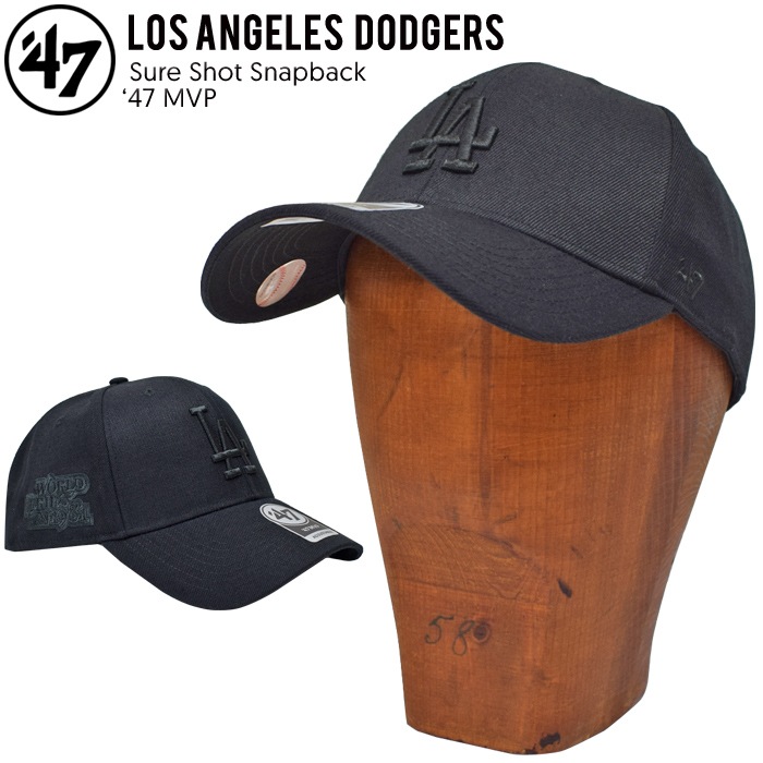47 å '47 եƥ֥ å SURE SHOT SNAPBACK 47 MVP CAP ֥ԡ å ˹ ʥåץХåå LA DODGERS ɥ㡼 MLB ̵