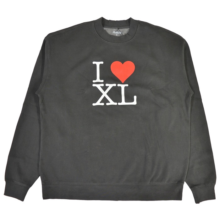 XLARGE ȥ顼 ȥ졼ʡ I LOVE XL CREWNECK SWEAT 롼ͥå å ե꡼  ֥å M-XL ̵ۡڥ