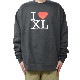 XLARGE ȥ顼 ȥ졼ʡ I LOVE XL CREWNECK SWEAT 롼ͥå å ե꡼  ֥å M-XL ̵ۡڥ