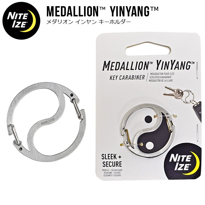 NITEIZE ʥȥ ꥪ  ۥ MEDALLION YINYANG KEY CARABINER ƥ쥹 ӥ ۥ  ڥ᡼бġ