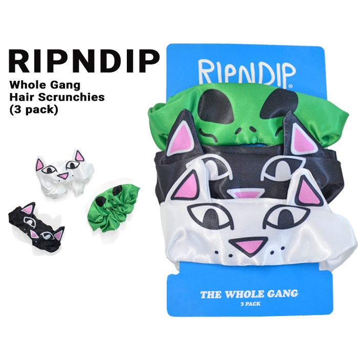 RIPNDIP åץǥå WHOLE GANG HAIR SCRUNCHIES (3PACK) إ꡼ 奷 إ RND5050 ڥͥݥȯ̵