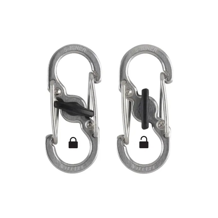 NITEIZE �ʥ��ȥ����� S-BINER MICROLOCK STAINLESS �����ӥʡ� �ޥ��������å� ���ƥ�쥹 ����ӥ� �����ۥ���� ������� 2������ �ڥ᡼�����б��ġ�