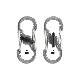 NITEIZE �ʥ��ȥ����� S-BINER MICROLOCK STAINLESS �����ӥʡ� �ޥ��������å� ���ƥ�쥹 ����ӥ� �����ۥ���� ������� 2������ �ڥ᡼�����б��ġ�