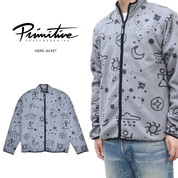 PRIMITIVE ץߥƥ 㥱å HIERO JACKET ե꡼㥱å  ֥륾  M-XL 졼 ̵ۡڥ