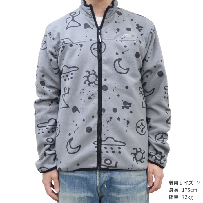 PRIMITIVE ץߥƥ 㥱å HIERO JACKET ե꡼㥱å  ֥륾  M-XL 졼 ̵ۡڥ