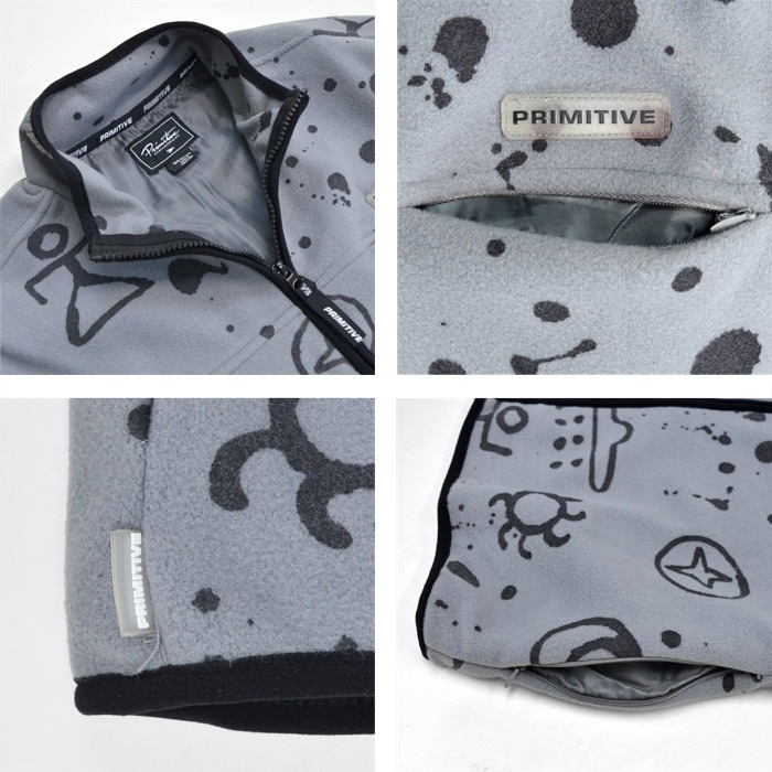 PRIMITIVE ץߥƥ 㥱å HIERO JACKET ե꡼㥱å  ֥륾  M-XL 졼 ̵ۡڥ
