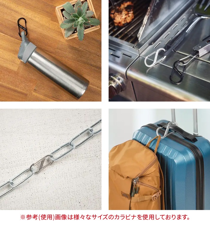 NITEIZE �ʥ��ȥ����� S-BINER DUAL CARABINER STAINLESS #2 �����ӥʡ� �ǥ奢�륫��ӥ� ���ƥ�쥹 ����ӥ� �����ۥ���� ������� �ڥ᡼�����б��ġ�