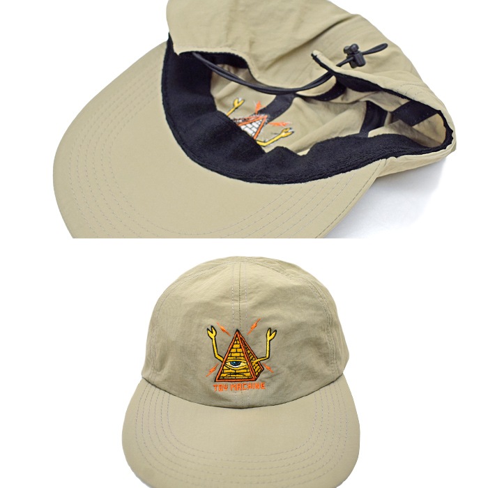 �ȥ��ޥ����� TOY MACHINE ����å� PYRAMID SECT NYLON CAP ˹�� 6�ѥͥ륭��å� �ʥ����󥭥�å� TMFEHW10 �ڥ᡼�����б��ġ�