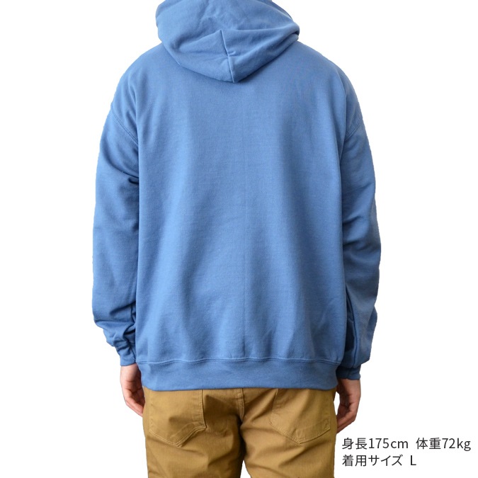 DOUBLE STEAL (���֥륹�ƥ�����) �ѡ����� EMBROIDERY BOX HOODIE �������å� �ե꡼�� Ĺµ ��� M-XL �֥롼 995-62035 ������̵���ۡڥ������