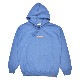DOUBLE STEAL (���֥륹�ƥ�����) �ѡ����� EMBROIDERY BOX HOODIE �������å� �ե꡼�� Ĺµ ��� M-XL �֥롼 995-62035 ������̵���ۡڥ������