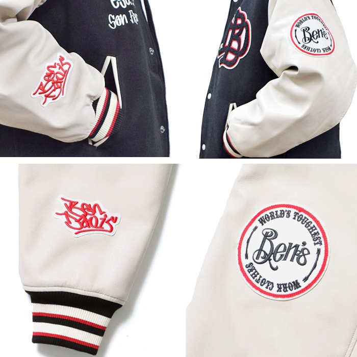 BEN DAVIS ٥ǥӥ 㥱å BD STADIUM JACKET  ॸ㥱å  ֥륾  M-XL ֥å T-24780013 ̵