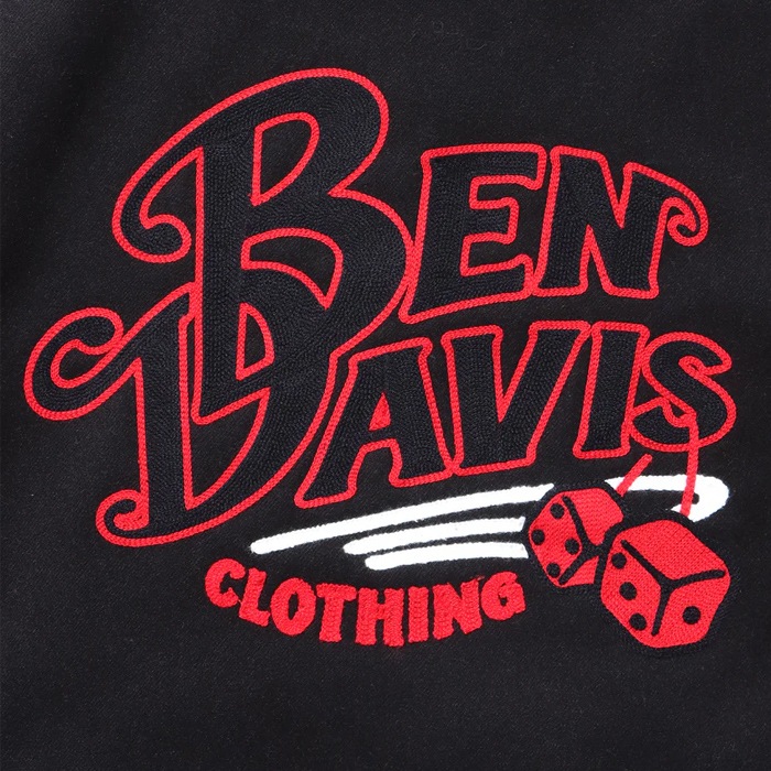 BEN DAVIS ٥ǥӥ 㥱å BD STADIUM JACKET  ॸ㥱å  ֥륾  M-XL ֥å T-24780013 ̵