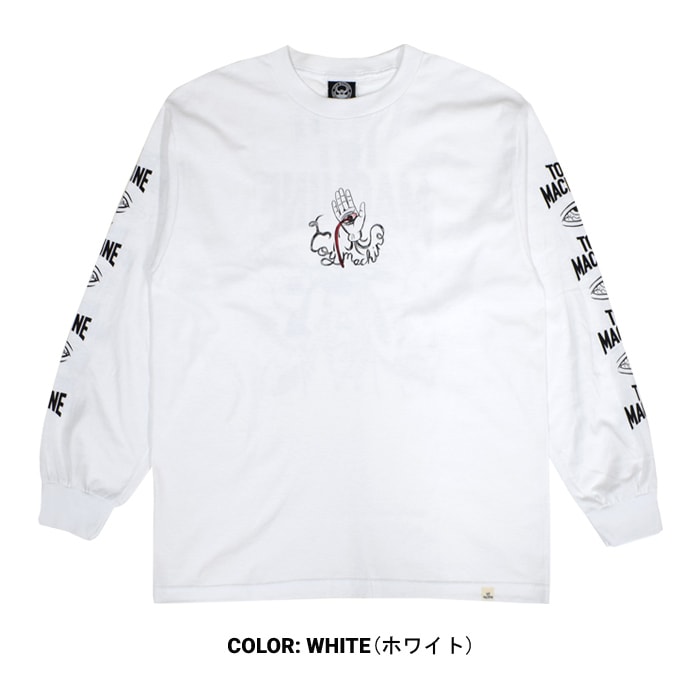 �ȥ��ޥ����� TOY MACHINE ����T BLOOD HAND LONG TEE Ĺµ T����� ���åȥ��� �ȥåץ� ��� M-XL �֥�å� �ۥ磻�� TMFELT2 ��ñ�ʹ����ξ��ϥ᡼����ȯ���ۡڥ������