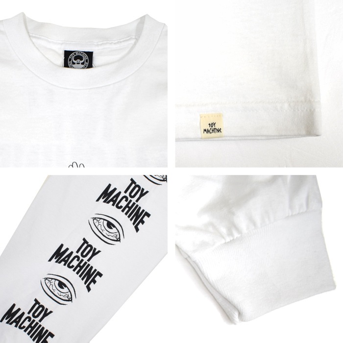 �ȥ��ޥ����� TOY MACHINE ����T BLOOD HAND LONG TEE Ĺµ T����� ���åȥ��� �ȥåץ� ��� M-XL �֥�å� �ۥ磻�� TMFELT2 ��ñ�ʹ����ξ��ϥ᡼����ȯ���ۡڥ������
